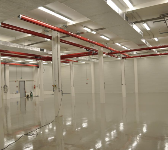 Obrázek prázdné haly